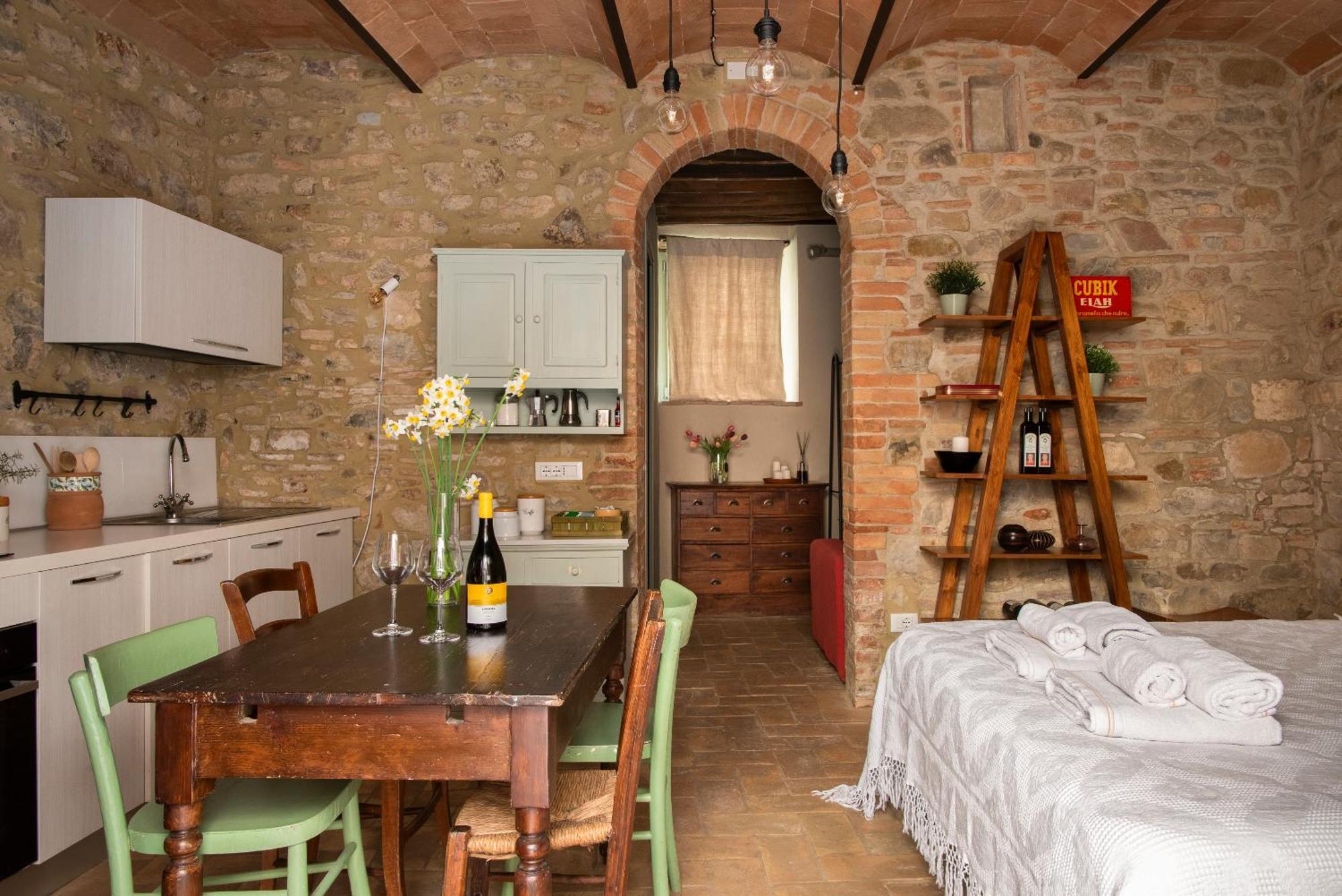 Апартаменты Il Borghetto - La Bottega Di Adele Loft Кастельнуово-дель'Абате Экстерьер фото